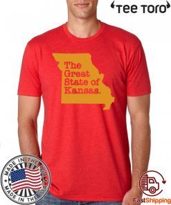 The Great State Of Kansas T-Shirt Limited Edition