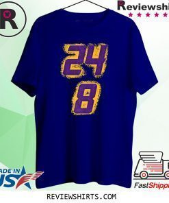 Rip Kobe Bryant Number 8 and 24 Shirt