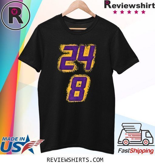 Rip Kobe Bryant Number 8 and 24 Shirt