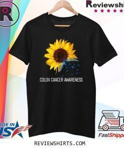 Sunflower Colon Cancer Awareness Costume Ribbon T-Shirt