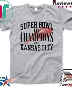 Super Bowl LIV Champions Kansas City Chiefs Football Shirt