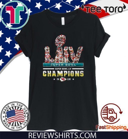 Super Bowl LIV Champions Kansas City Chiefs Shirt