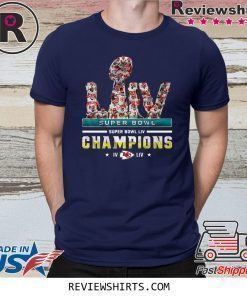 Super Bowl LIV Champions Kansas City Chiefs Signatures 2020 Shirt
