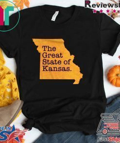 The Great State Of Kansas City Chiefs T-Shirts