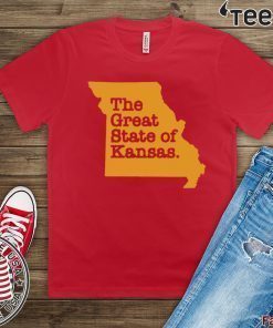 The Great State Of Kansas City Chiefs super bowl T-Shirt