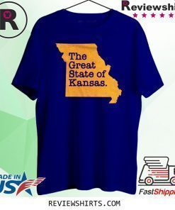 The Great State Of Kansas T-Shirt Kansas City Champion