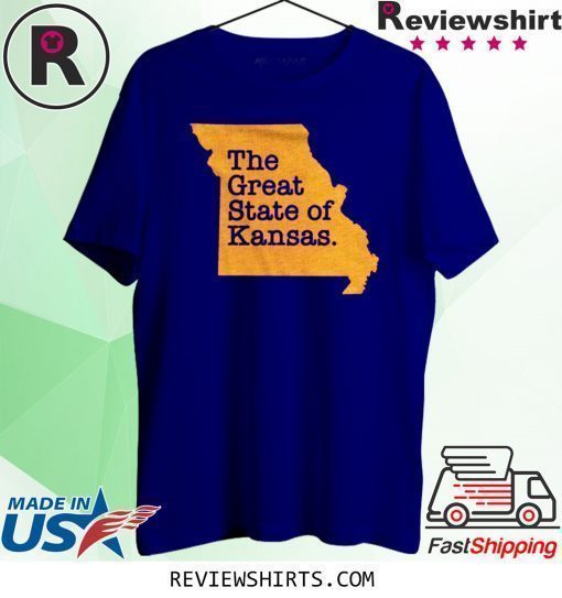 The Great State Of Kansas T-Shirt Kansas City Champion