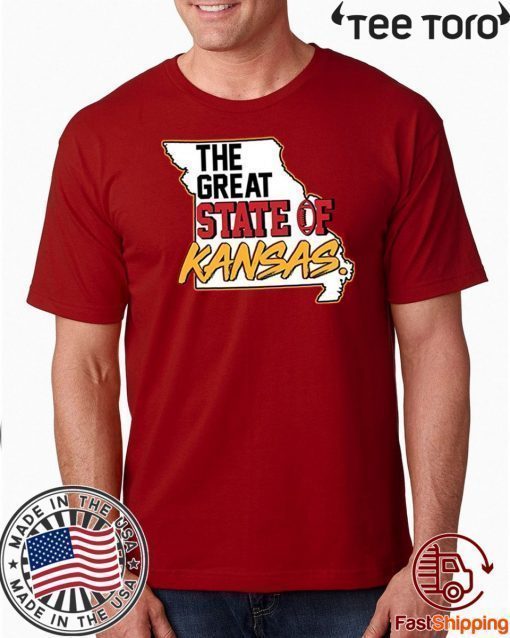 The Great State of Kansas Football 2020 T-Shirt