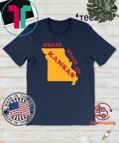 The Great State of Kansas Missouri Marker Correction Shirt