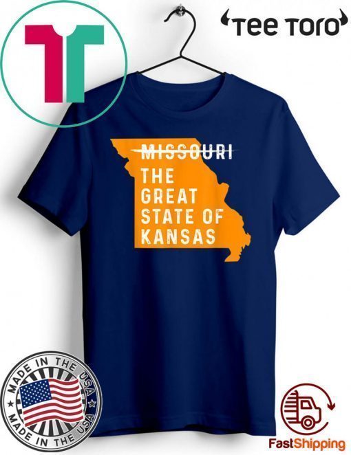 The great State of Kansas Missouri State T-Shirt
