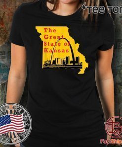 The great state of Kansas Trump 2020 T-Shirt