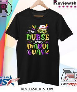 This Nurse Loves Mardi Gras Fat Tuesday Nursing T-Shirt