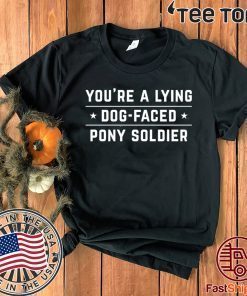YOU'RE A LYING DOG FACED PONY SOLDIER - Joe Biden T-Shirt