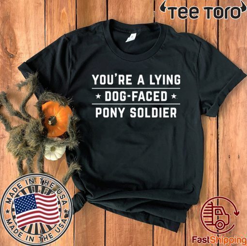 YOU'RE A LYING DOG FACED PONY SOLDIER - Joe Biden T-Shirt