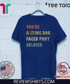 You're a Lying Dog-Faced Pony Soldier Funny Biden Vintage 2020 T-Shirt