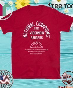 2020 NATIONAL CHAMPIONS SHIRTS - WISCONSIN BADGERS