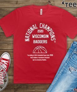 2020 NATIONAL CHAMPIONS WISCONSIN BADGERS SHIRT - LIMITED EDITION