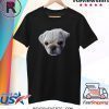 Adorable Pug Face TShirt Rare White Pug Dog Shirt