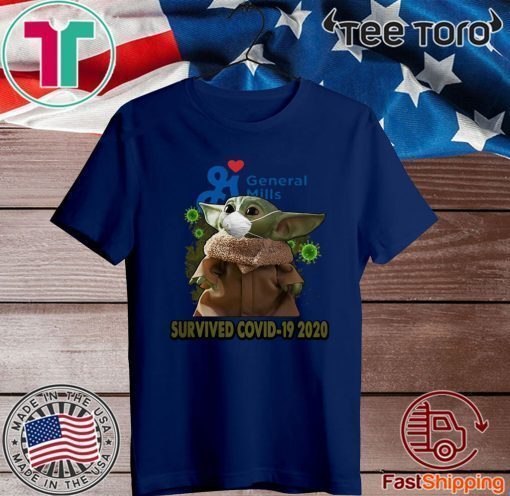 Baby Yoda General Mills Survived Covid19 2020 Shirt