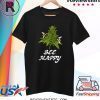 Bee Happy Cannabis Weed Marijuana Funny Shirt