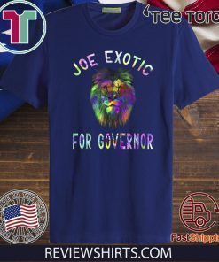 JOE EXOTIC 2020 FOR GOVERNOR TEE SHIRT