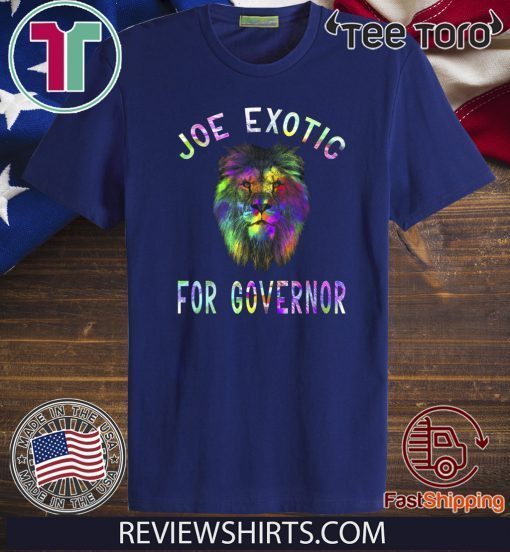 JOE EXOTIC 2020 FOR GOVERNOR TEE SHIRT