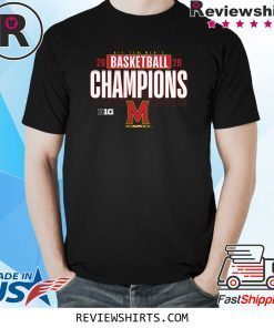 Maryland Terrapins Big Ten Basketball Champions 2020 Shirt