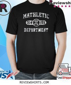 Mathletic Department 3.14159 Pi Day Math Teacher Vintage Shirt