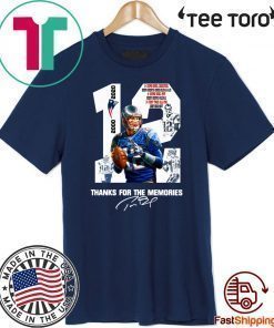 Thank You For The Memories 12 2020 T-Shirt NEW ENGLAND PATRIOTS