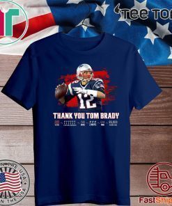 Thank You Tom Brady Patriots 2020 T-Shirt