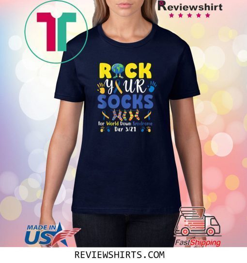 World Down Syndrome Day T-Shirt Rock Your Socks Awareness T-Shirt