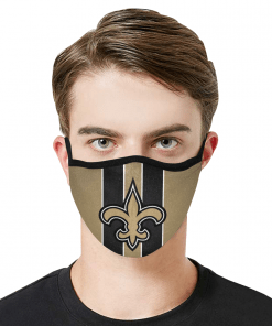 New Orleans Saints Football Face Mask