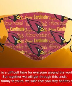 American Football Team Arizona Cardinals Face Mask PM2.5 – Filter Face Mask Activated Carbon PM2.5