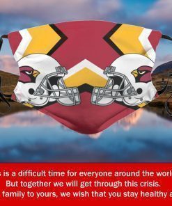 Football Team Arizona Cardinals Face Mask PM2.5 – Filter Face Mask Activated Carbon