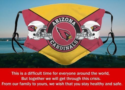 American Football Team Arizona Cardinals Face Mask Filter Face Mask Activated Carbon – Adults Mask PM2.5