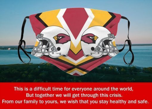 American Football Team Arizona Cardinals Face Mask PM2.5 – Adults Mask PM2.5