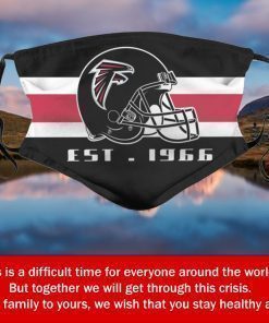 American Football Team Atlanta Falcons Face Mask – Face Mask Filter PM2.5
