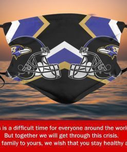 American Football Team Baltimore Ravens Face Mask PM2.5- Face Mask Archives