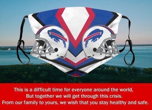 American Football Team Buffalo Bills Face Mask PM2.5 – Filter Face Mask Activated Carbon PM2.5