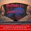 Football Team Buffalo Bills Face Mask – Filter Face Mask Activated Carbon PM2.5