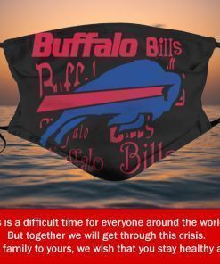 Football Team Buffalo Bills Face Mask – Filter Face Mask Activated Carbon PM2.5