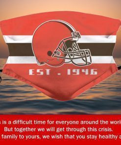American Football Team Cleveland Browns Face Mask – Filter Face Mask Activated Carbon PM2.5American Football Team Cleveland Browns Face Mask – Filter Face Mask Activated Carbon PM2.5