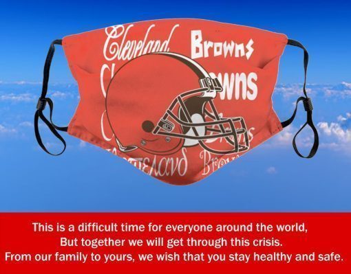 American Football Team Cleveland Browns Face Mask - Face Mask Archives PM2.5