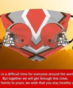 American Football Team Cleveland Browns Face Mask – Filter Face Mask US