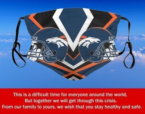 Football Team Denver Broncos Face Mask PM2.5 – Filter Face Mask US 2020