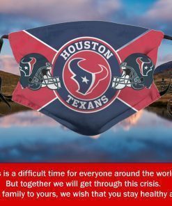 American Football Team Houston Texans Face Mask Filter Face Mask Activated Carbon – Filter Face Mask Activated Carbon