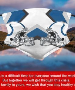 American Football Team Indianapolis Colts Face Mask PM2.5 - Face Mask Archives PM2.5