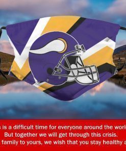 Football Team Minnesota Vikings Face Mask PM2.5 – Filter Face Mask US 2020