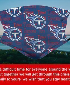 American Football Team Tennessee Titans Face Mask PM2.5 – Filter Face Mask Activated Carbon