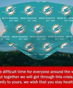 Football Team Miami Dolphins Face Mask PM2.5 – Filter Face Mask US 2020